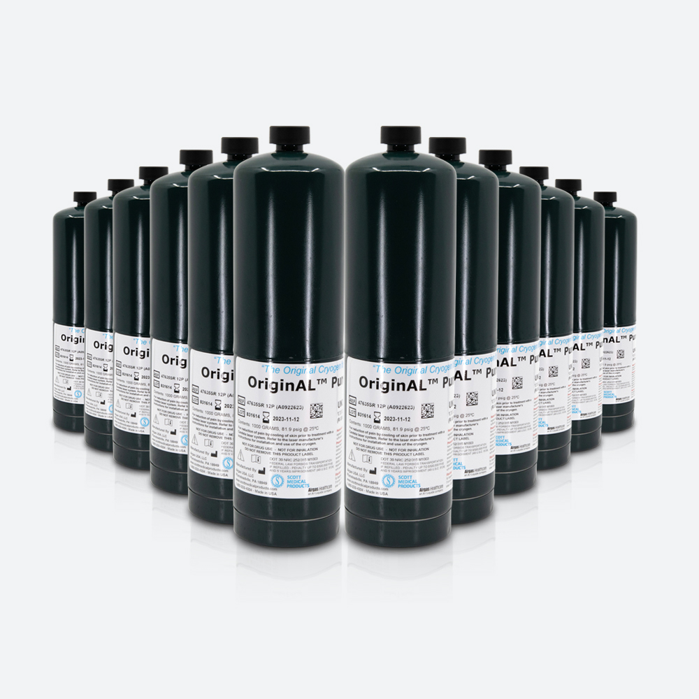 sDCD cryogen cansiter for Candela