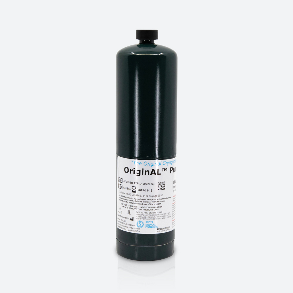 sDCD cryogen cansiter for Candela