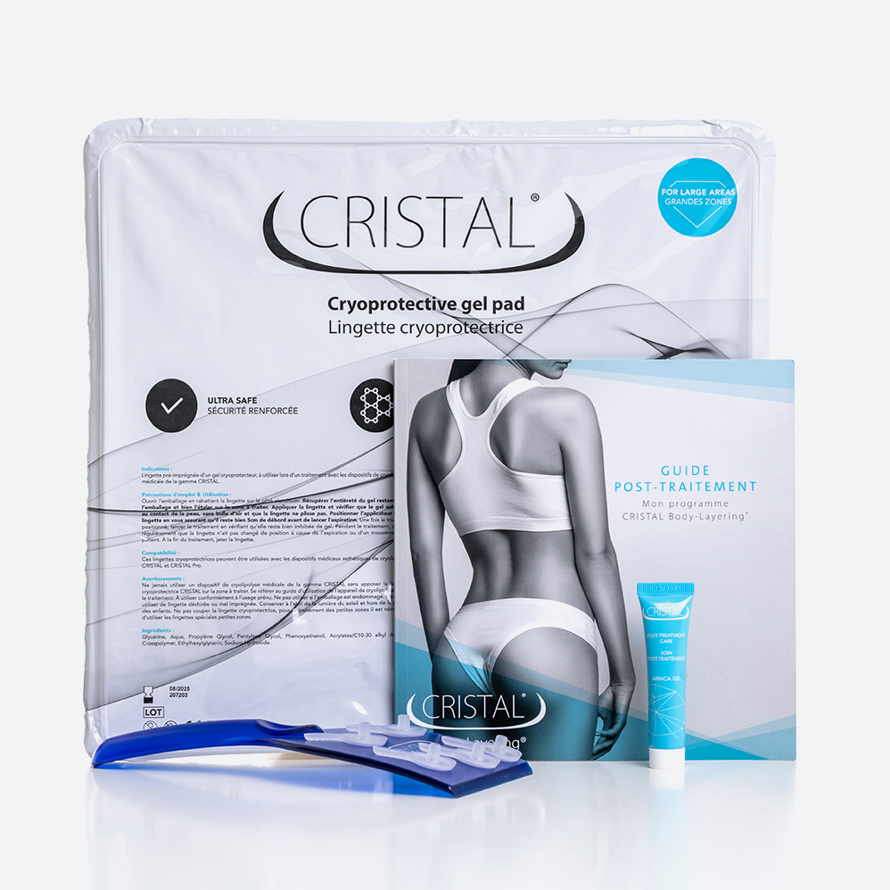Cryolipolysis Kit, Large Gel Pads | Cristal Pro